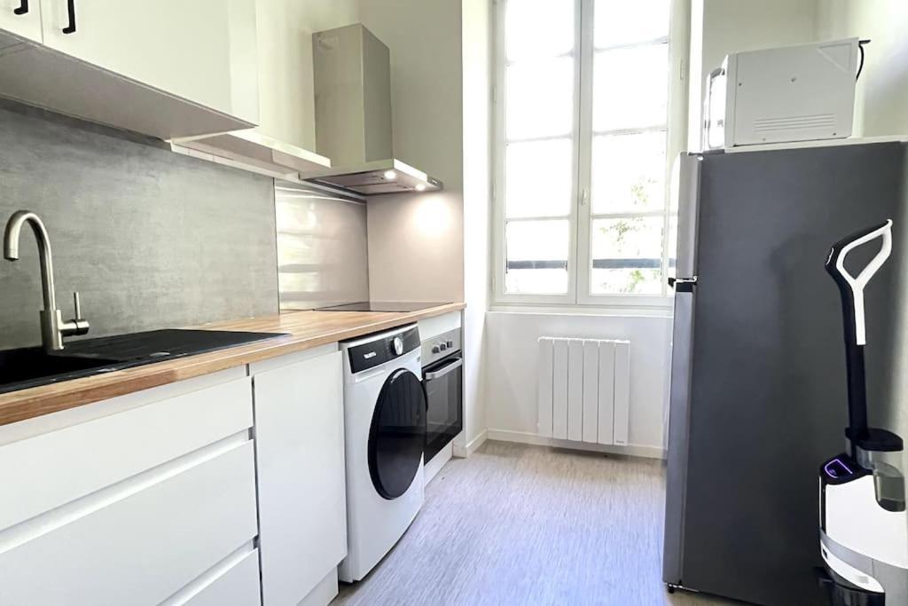 Le Manoir Mermoz : Appartement T2 Tout Equipe Rennes Eksteriør billede